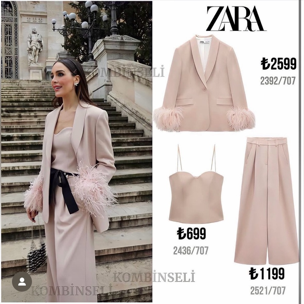 Zara removable strap sweetheart neck spaghetti strap top - Picture 2 of 6